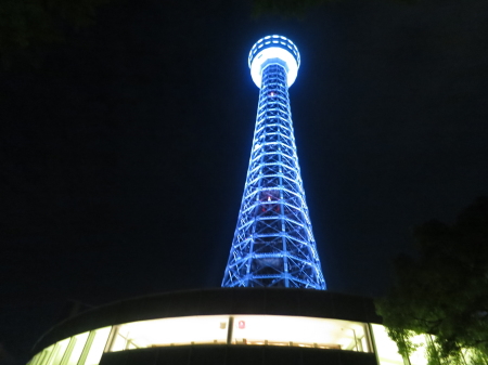 PowerShot S100でマリンタワーの夜景を撮影